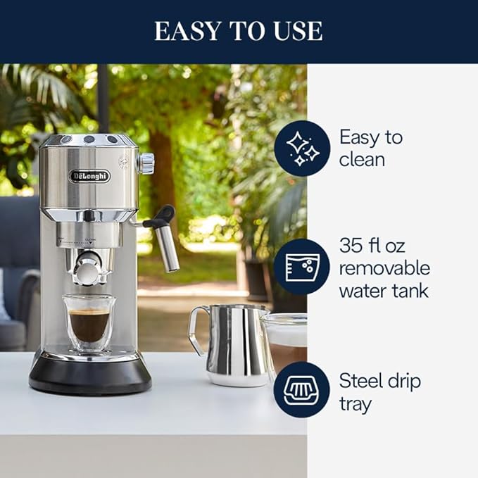 De'Longhi EC680M Espresso, Stainless Steel, Silver