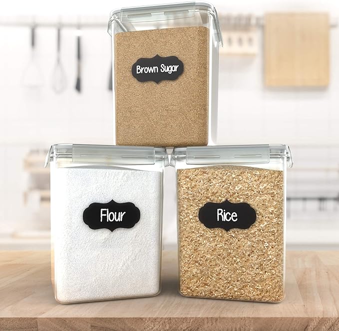 Airtight Food Storage Containers - Set of 3